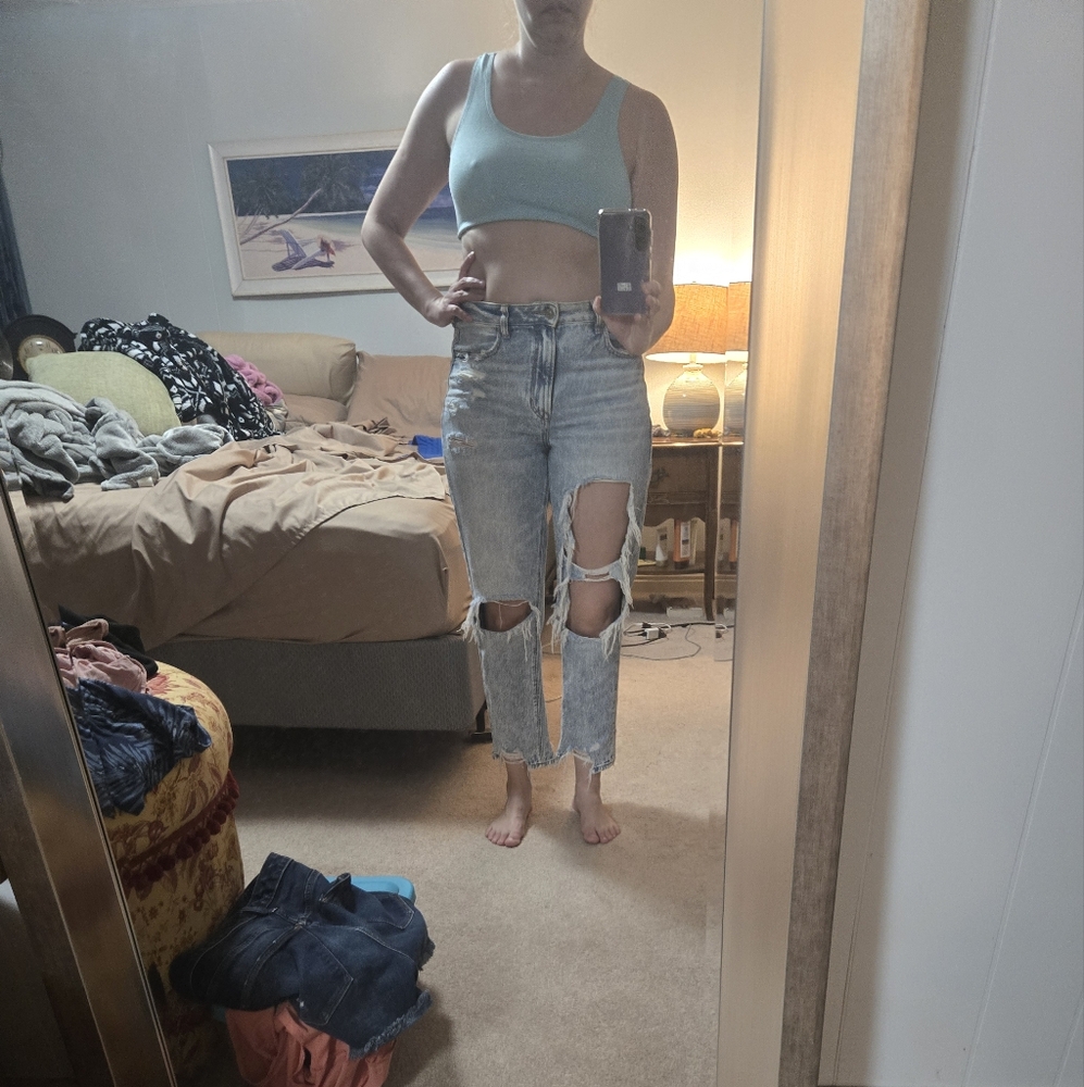 AEO Mom Jeans